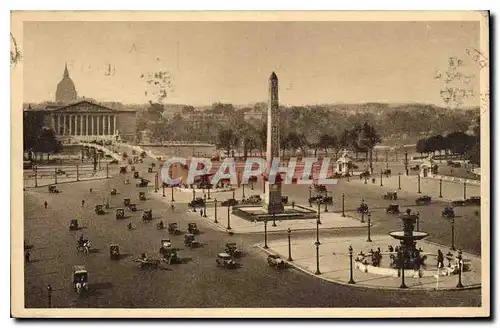 Cartes postales Paris La Place de la Concorde