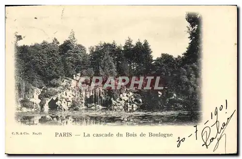 Ansichtskarte AK Paris La cascade du Bois de Boulogne