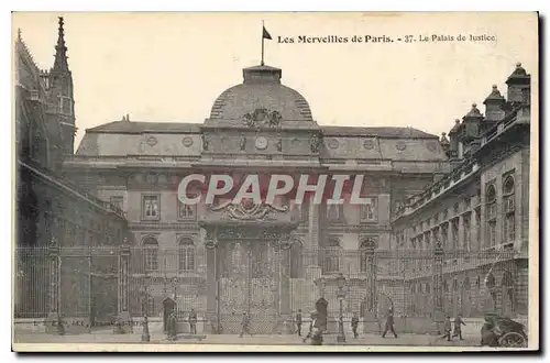 Ansichtskarte AK Les Merveilles de Paris Le Palais de Justice