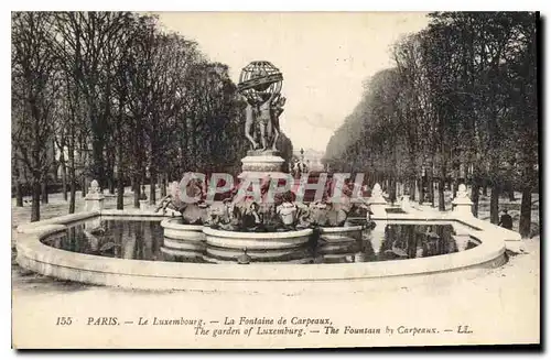 Ansichtskarte AK Paris Le Luxembourg La Fontaine de Carpeaux