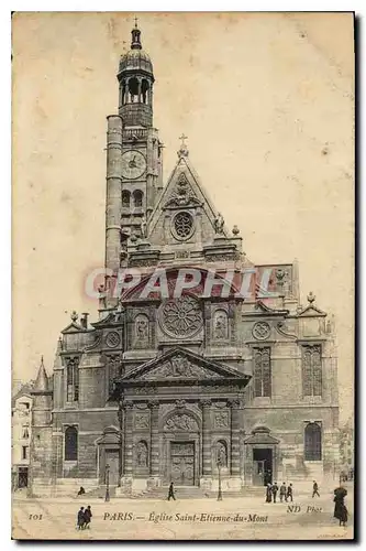 Cartes postales Paris Eglise Saint Etienne du Mont