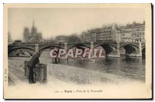 Ansichtskarte AK Paris Pont de la Tournelle