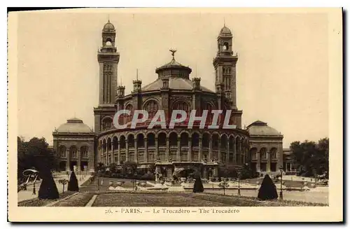 Cartes postales Paris Le Trocadero