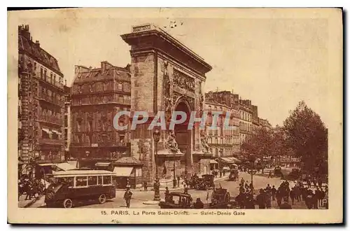 Cartes postales Paris La Porte Saint Denis