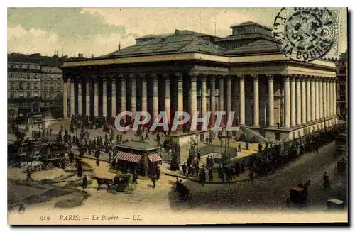 Cartes postales Paris La Bourse