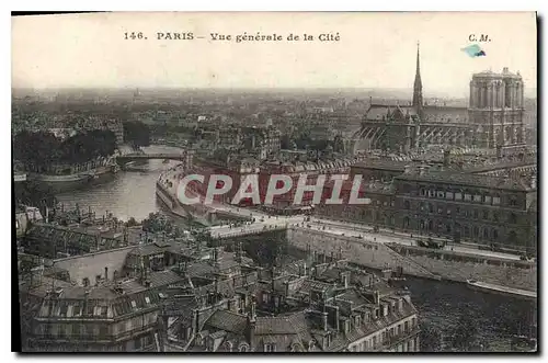 Ansichtskarte AK Paris Vue generale de la Cite