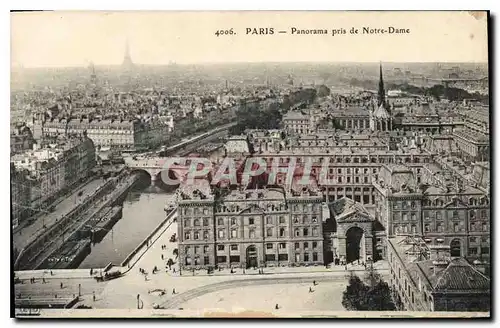 Ansichtskarte AK Paris Panorama pris de Notre Dame