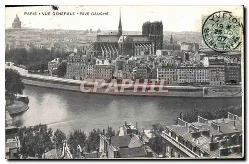 Cartes postales Paris Vue Generale Rive Gauche