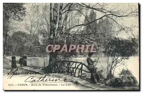 Ansichtskarte AK Paris Bois de Vincennes Le Lac