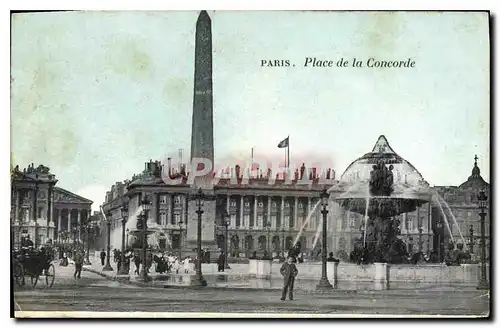 Cartes postales Paris Place de la Concorde