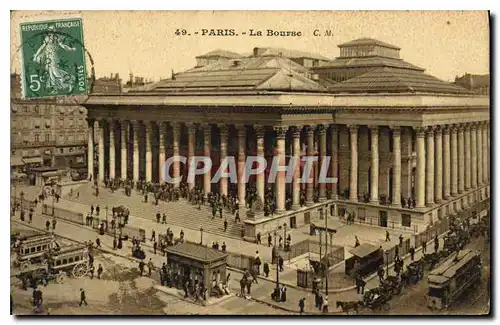 Cartes postales Paris La Bourse