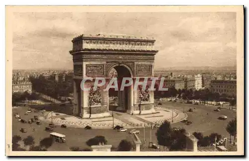 Cartes postales Paris L'Arc de Triomphe de l'Etoile