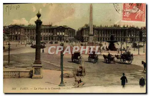 Cartes postales Paris La Place de la Concorde