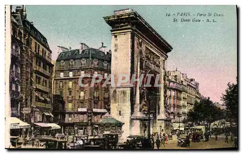 Cartes postales Paris Porte St Denis