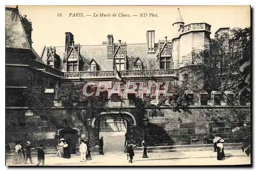 Cartes postales Paris Le Musee de Cluny