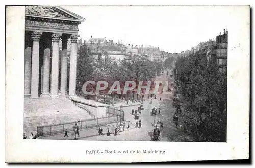 Cartes postales Paris Boulevard de la Madeleine