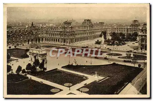 Ansichtskarte AK Paris Perspective sur la Place du Carrousel