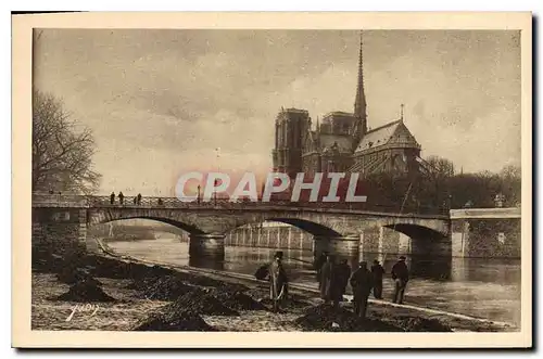 Ansichtskarte AK Paris Notre Dame et le Pont de l'Archeveche