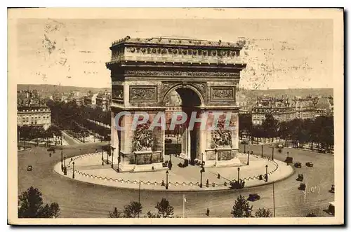 Cartes postales Paris L'Arc de Triomphe