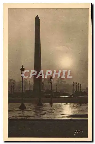 Cartes postales Paris L'Obelisque Place de la Concorde