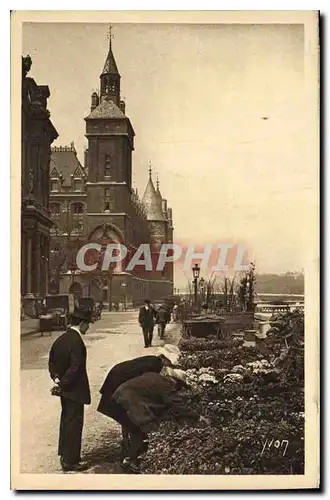 Cartes postales Paris Marche aux fleurs Quai de l'Horloge