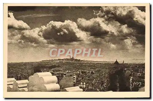 Ansichtskarte AK Paris Perspective sur la Butte Montmartre