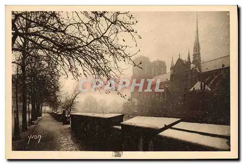 Cartes postales Paris Notre Dame un matin d'hiver