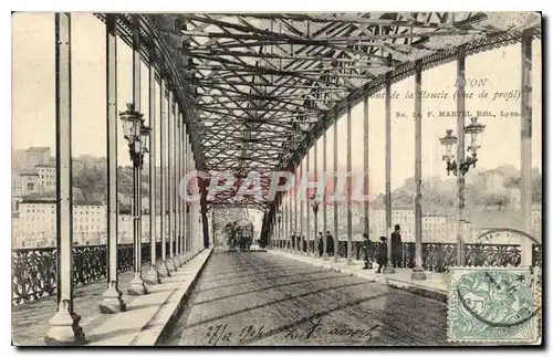 Cartes postales Lyon Pont de la Boucle vue de profil