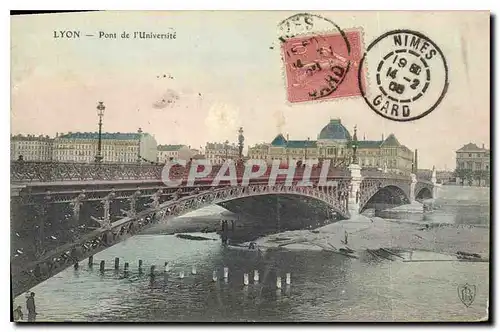 Cartes postales Lyon Pont de l'Universite