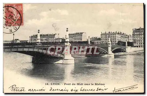 Cartes postales Lyon Pont du Midi sur le Rhone