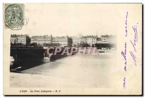 Cartes postales Lyon Le Pont Lafayette