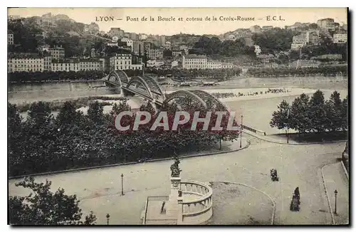 Cartes postales Lyon Pont de la Boucle et coteau de la Croix Rousse