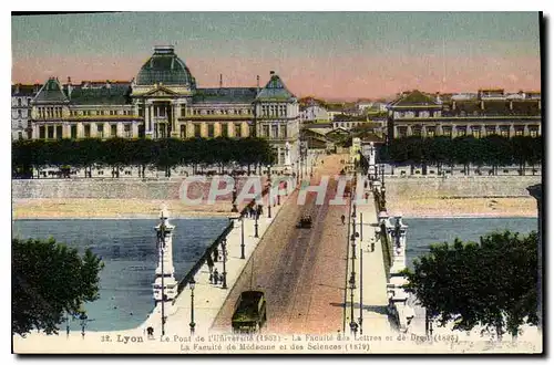 Cartes postales Lyon Le Pont de l'Universite