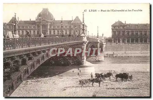 Ansichtskarte AK Lyon Pont de l'Universite et les Facultes