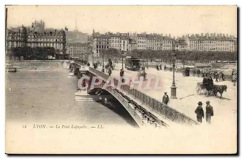 Cartes postales Lyon Le Pont Lafayette