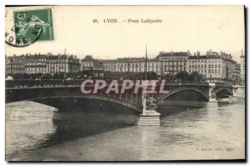 Cartes postales Lyon Pont Lafayette