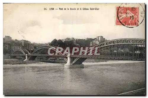 Cartes postales Lyon Pont de la Boucle et le Coteau Saint Clair