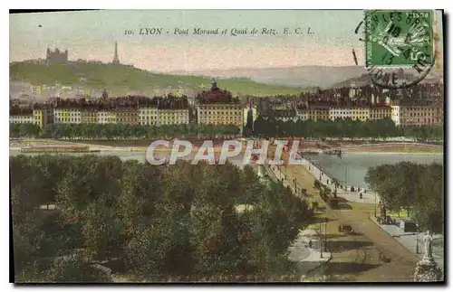 Cartes postales Lyon Pont Morand et Quai de Retz