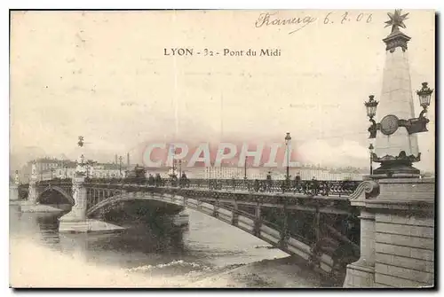 Ansichtskarte AK Lyon Pont du Midi