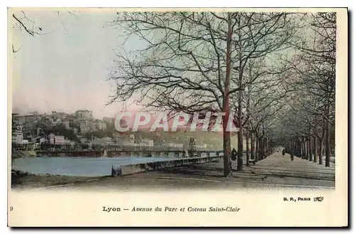 Cartes postales Lyon Avenue du Parc et Coteau Saint Clair