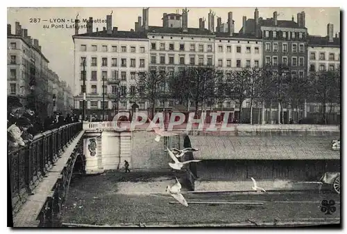 Ansichtskarte AK Lyon Les Mouettes au Pont Lafayette