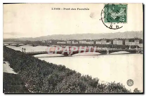 Cartes postales Lyon Pont des Facultes