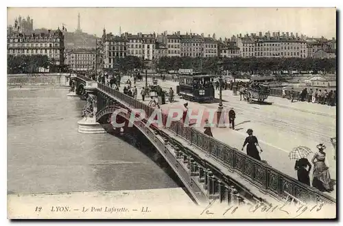 Cartes postales Lyon Le Pont Lafayette