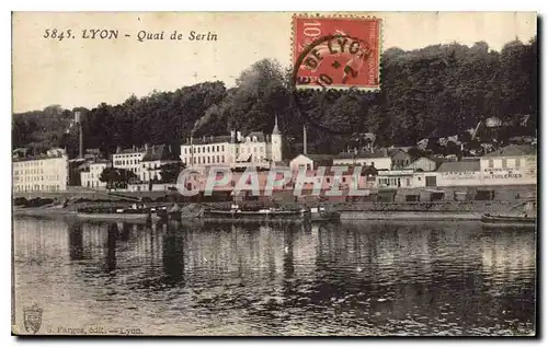 Ansichtskarte AK Lyon Quai de Serin