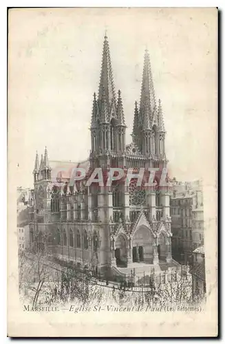 Ansichtskarte AK Marseille Eglise St Vincent de Paul Les Reformes