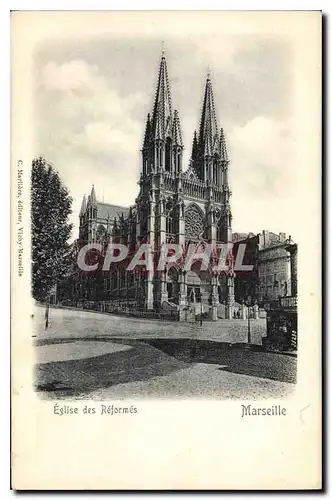 Cartes postales Marseille Eglise des Reformes