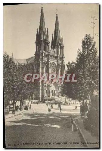 Ansichtskarte AK Marseille Eglise Saint Vincent de Paul Les Reformes