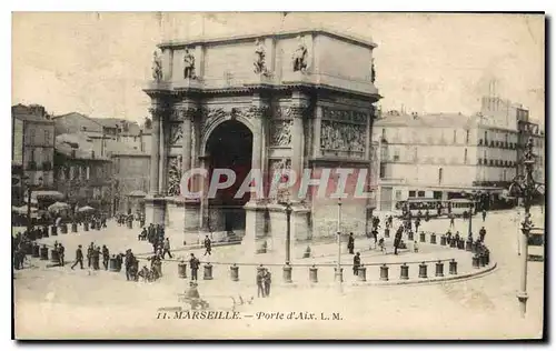 Cartes postales Marseille Porte d'Aix