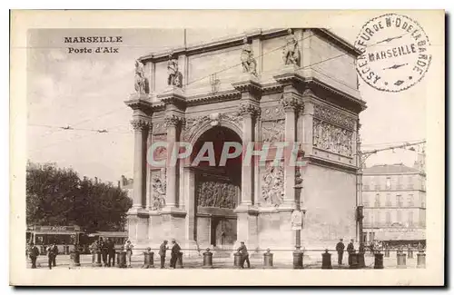 Cartes postales Marseille Porte d'Aix