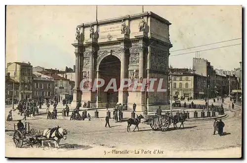 Cartes postales Marseille La Porte d'Aix